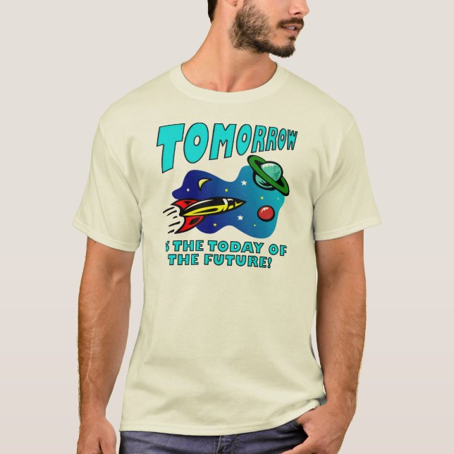 Idag Av Framtiden Rollig T-Shirt (Framsida)