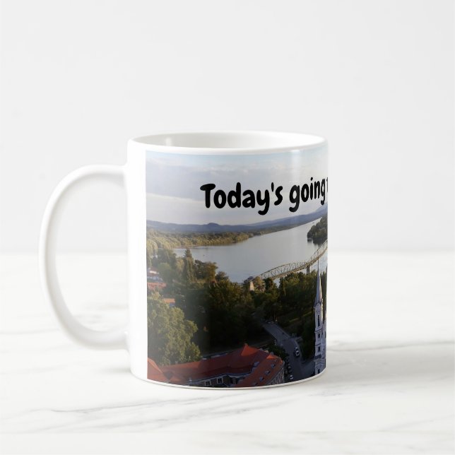 Idag blir en UNDERBAR dag! Kaffe Mugg (Vänster)