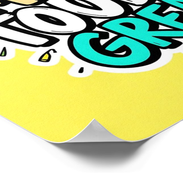 Idag fantastiskt | Minimalistisk Inspirerande Vägg Poster (Hörn)