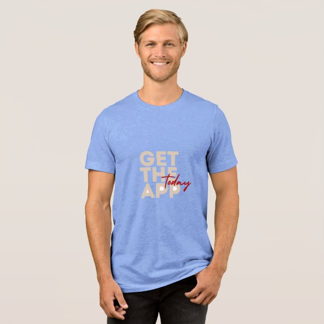 Idag Hämta Appen T-Shirt (Framsida Full)