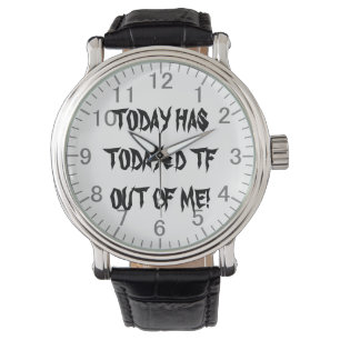 Idag har todayat TF ur mig! Gotisk skrivning Armbandsur