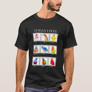 Idag Känner Jag Färgrik Humör & Känslor Diagram Tr T Shirt