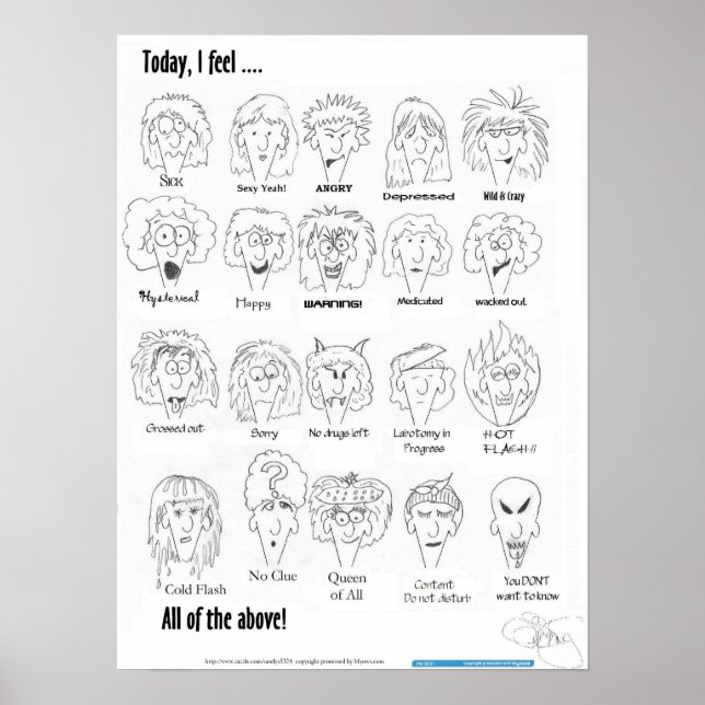 Idag känner jag... poster (Framsidan)