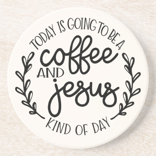 Idag Kommer Att Bli En Kaffesandstensundersatsare Underlägg (Framsidan)