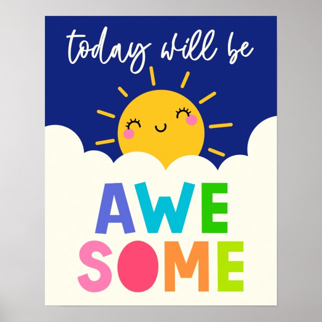 Idag Kommer Att Bli Underbart Poster (Framsidan)