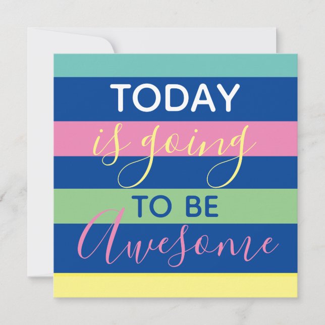 Idag kommer att vara fantastisk (Framsida)