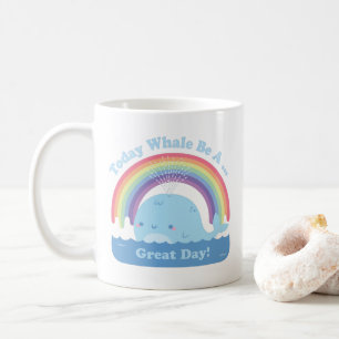 Idag Kommer Vara En Super Dag, Söta Positiva Vibra Kaffemugg