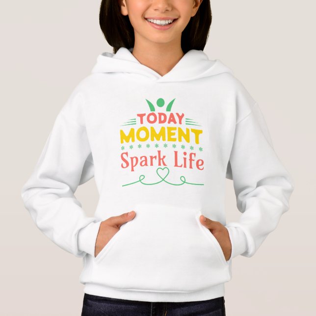 Idag ögonblick, gnista liv t shirt (Framsida)