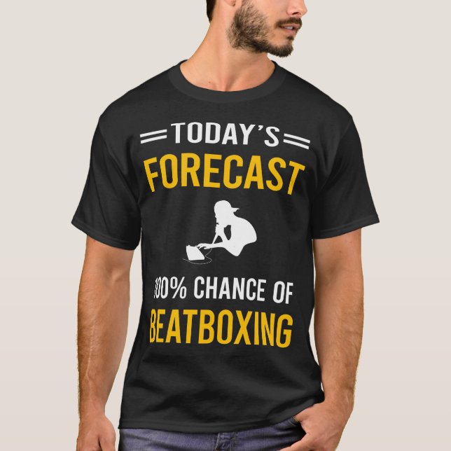 Idag Prognos Beat Box Beatboxing Beatbox T Shirt (Framsida)