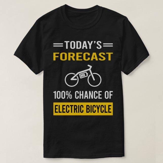 Idag Prognos Electrical Bicycle E Bike Ecycle T Shirt (Design framsida)