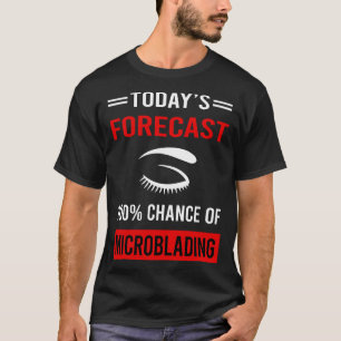 idag - prognos för mikrobladda mikroblad t shirt