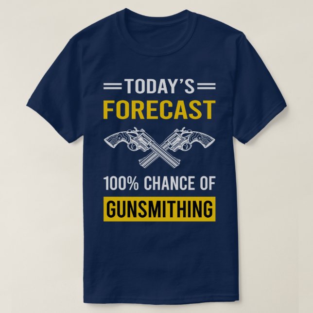 Idag prognos Gunsmithing Gunsmith T Shirt (Design framsida)