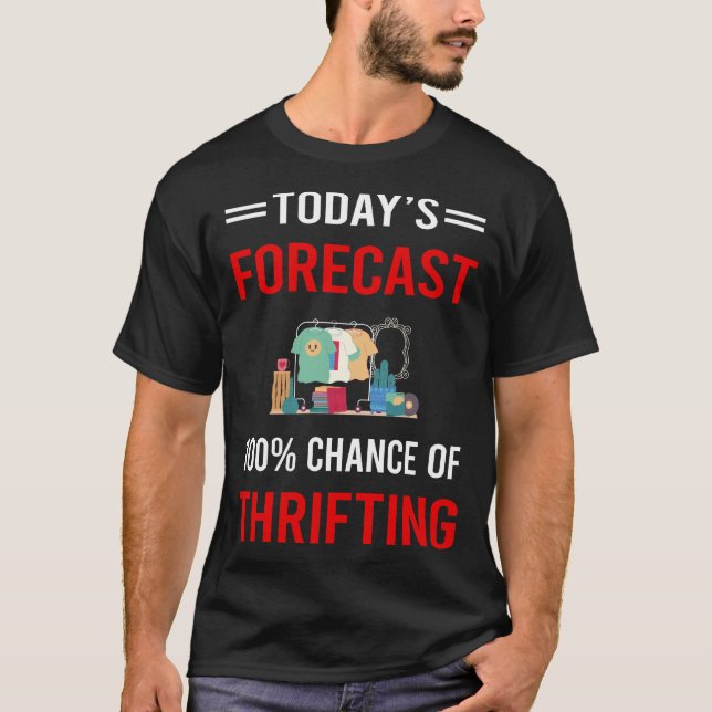 Idag Prognos Thrifting Second hand T Shirt (Framsida)