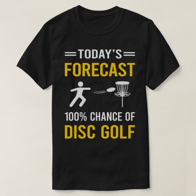 Idag, prognosdisk Golf T Shirt (Design framsida)
