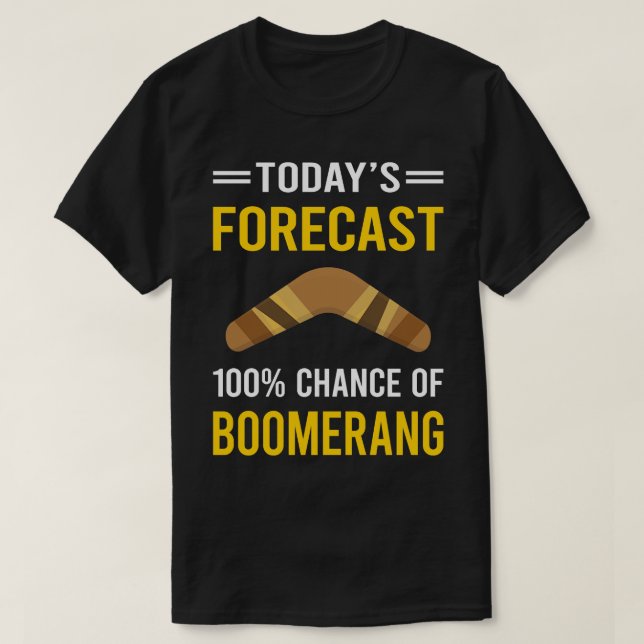 Idag Prorecast Boomerang T Shirt (Design framsida)