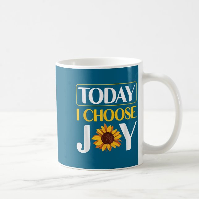 Idag väljer jag glädje kaffemugg (Höger)