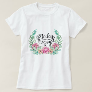 Idag väljer jag Joy Blommigt T Shirt