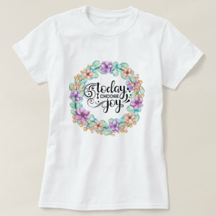 Idag väljer jag Joy Blommigt T Shirt