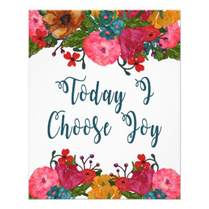 Idag väljer jag Joy Inspirationsoffert Fototryck