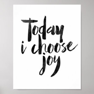 Idag väljer jag Joy Poster