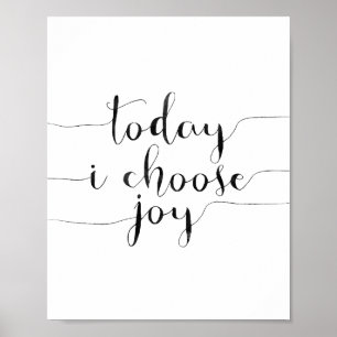 Idag väljer jag Joy Poster