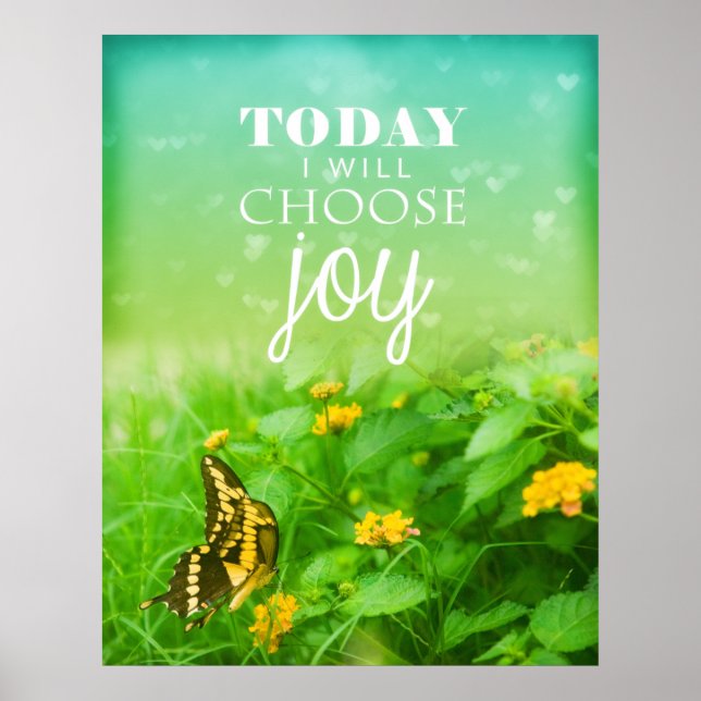 Idag väljer jag Joy Poster (Framsidan)