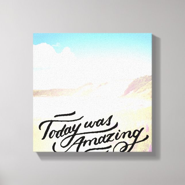 Idag var Fantastisk Canvastryck (Framsida)