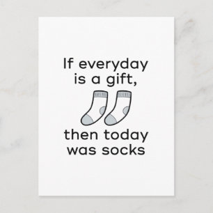Idag var socklar vykort