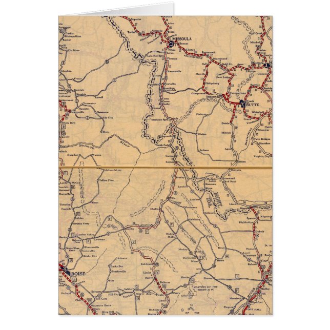 Idaho 2 hälsningskort (Framsidan)