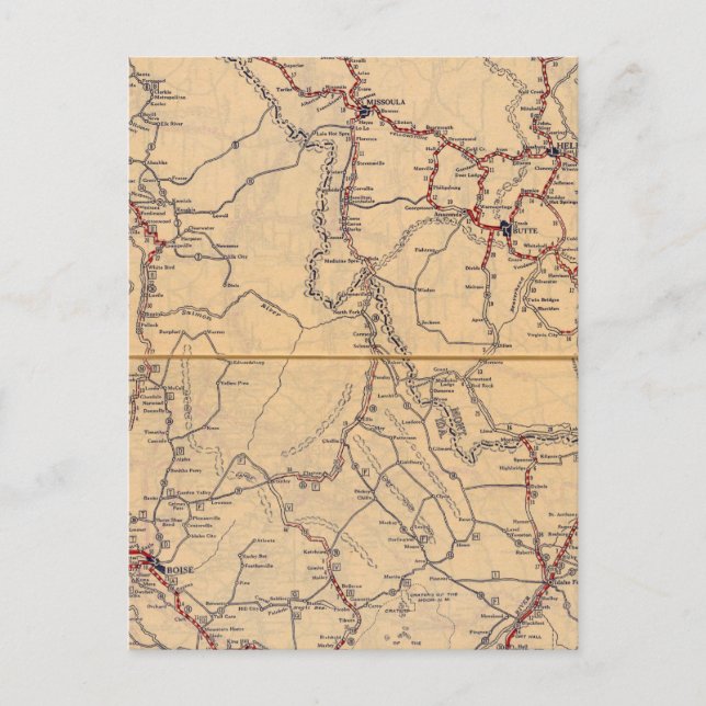 Idaho 2 vykort (Framsida)