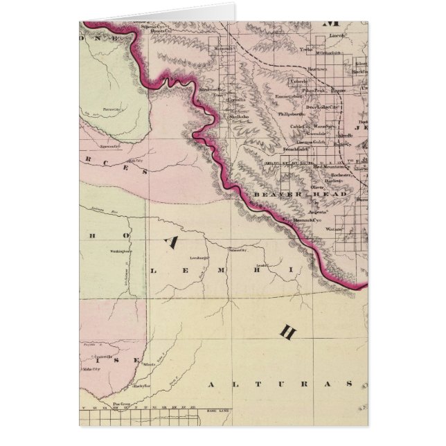 Idaho 5 hälsningskort (Framsidan)