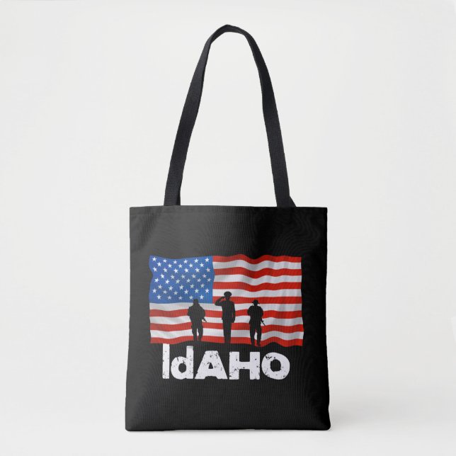 Idaho American Flagga Tygkasse (Framsida)