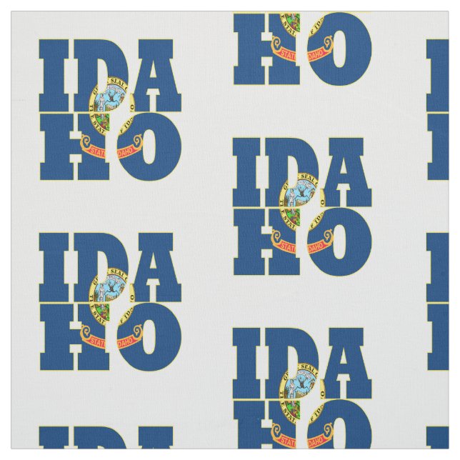 Idaho amerikanstatlig flagga tyg (Provkarta)