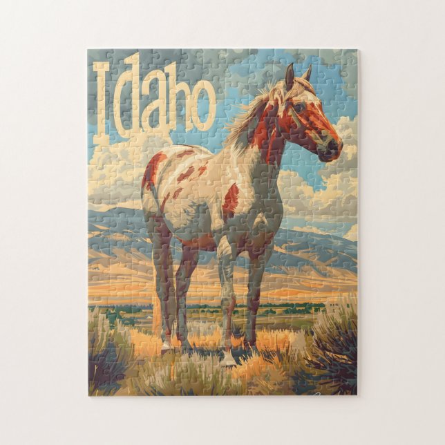 Idaho Appaloosa Horse Pussel (Vertikal)
