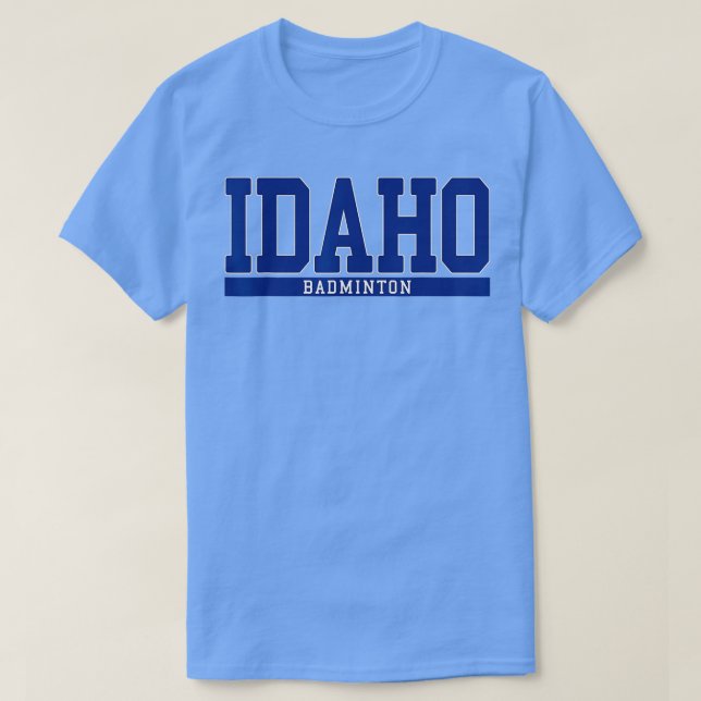 Idaho Badminton T Shirt (Design framsida)