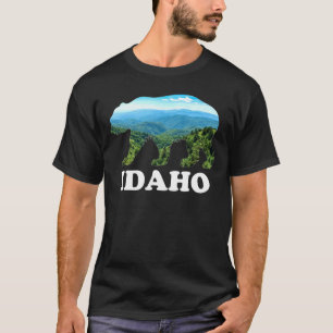 Idaho Bear Vintage Retro Mountains Hunting Camping T Shirt