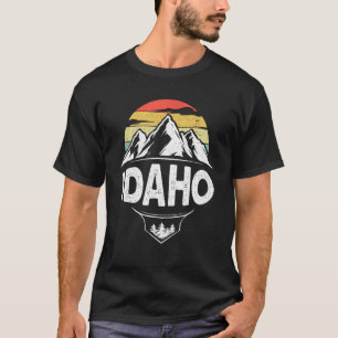 Idaho-bergen, bostad turism och besökare t shirt