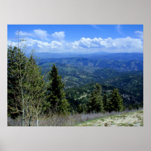 Idaho bergprakt poster