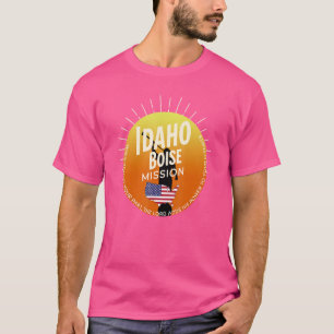 Idaho Boise Mormon Lds Uppdrag missionär T Shirt