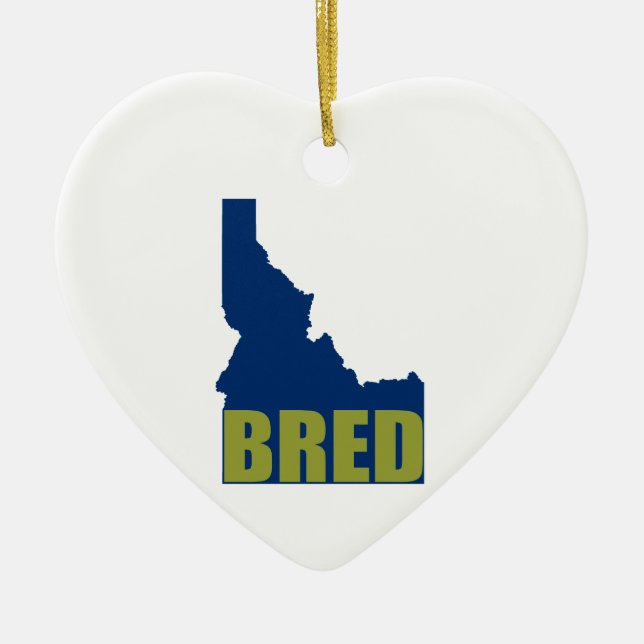 Idaho Bred Julgransprydnad Keramik (Framsidan)