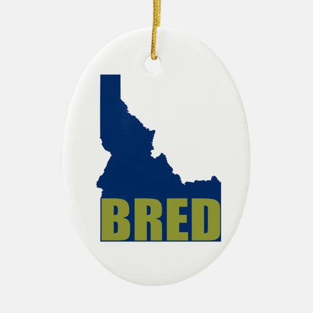 Idaho Bred Julgransprydnad Keramik (Framsidan)