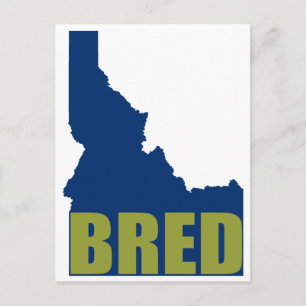 Idaho Bred Vykort