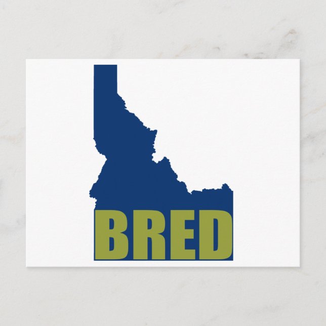 Idaho Bred Vykort (Framsida)
