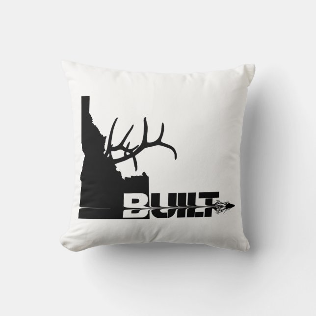 Idaho Byggde Elk Hunter Kudde (Framsida)