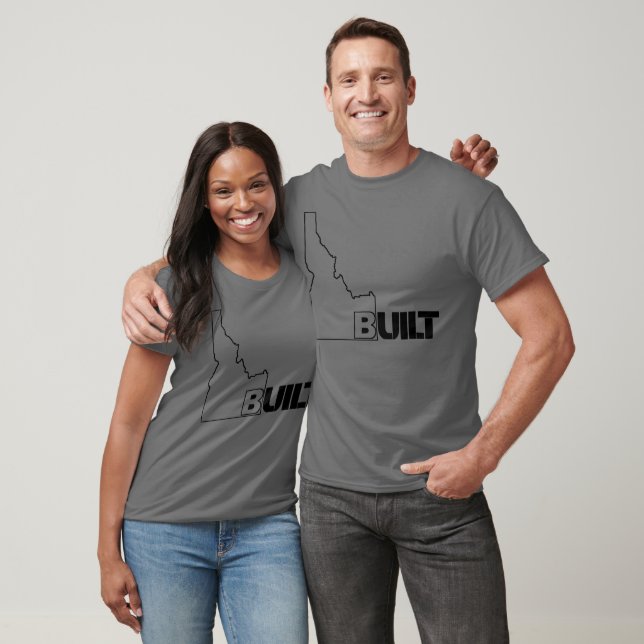 Idaho Byggt Hybrid (svart) T Shirt (Unisex)