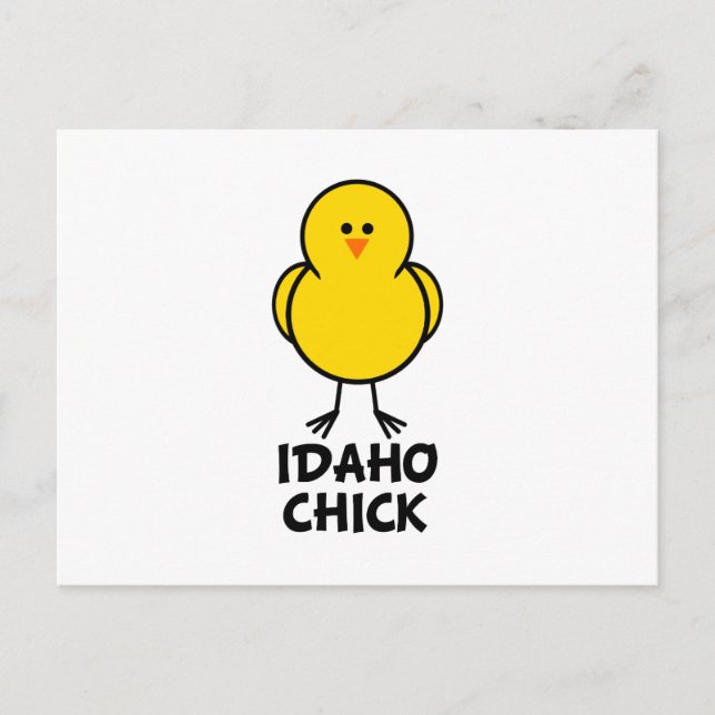 Idaho Chick Vykort (Framsida)