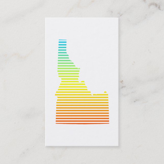 idaho chill fade visitkort (Framsida)