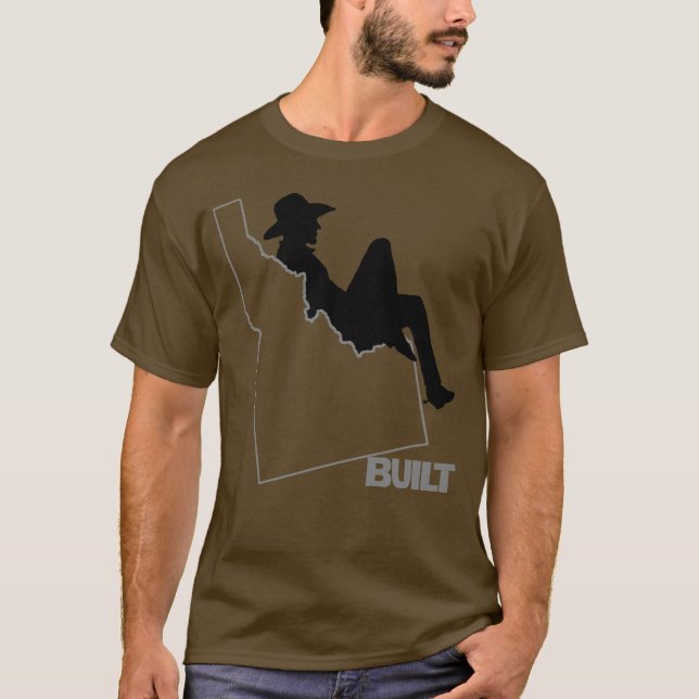 Idaho Cowboy T Shirt (Framsida)