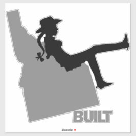 Idaho Cowgirl Klistermärken