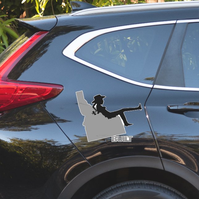 Idaho Cowgirl Klistermärken (Bilsidan)